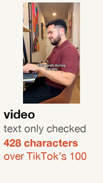 Liquid Death ad started 2026-08-31, video: text checked; text 428 characters