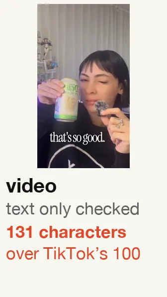 Liquid Death ad started 2026-09-16, video: text checked; text 131 characters