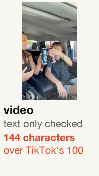 Liquid Death ad started 2026-04-30, video: text checked; text 144 characters