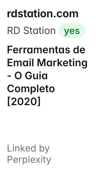 rdstation.com: Ferramentas de Email Marketing - O Guia Completo [2020]; names RD Station