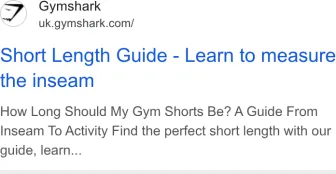 Gymshark text ad · first shown Aug 17, 2023 · still shown Oct 10, 2026